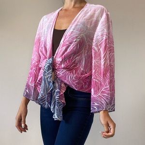 Pink/Purple Ombré Kimono/Cover Up